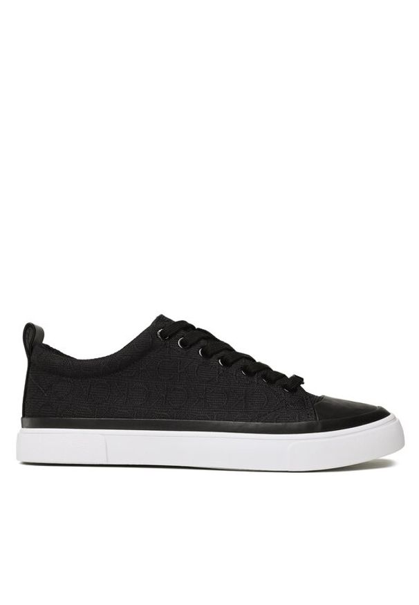 Calvin Klein Tenisówki Vulc Lace-Up - Mono Jq HW0HW01777 Czarny. Kolor: czarny. Materiał: materiał