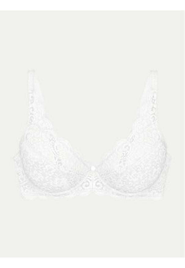 Triumph Biustonosz z fiszbiną Amourette 10209574 Biały. Kolor: biały. Materiał: syntetyk