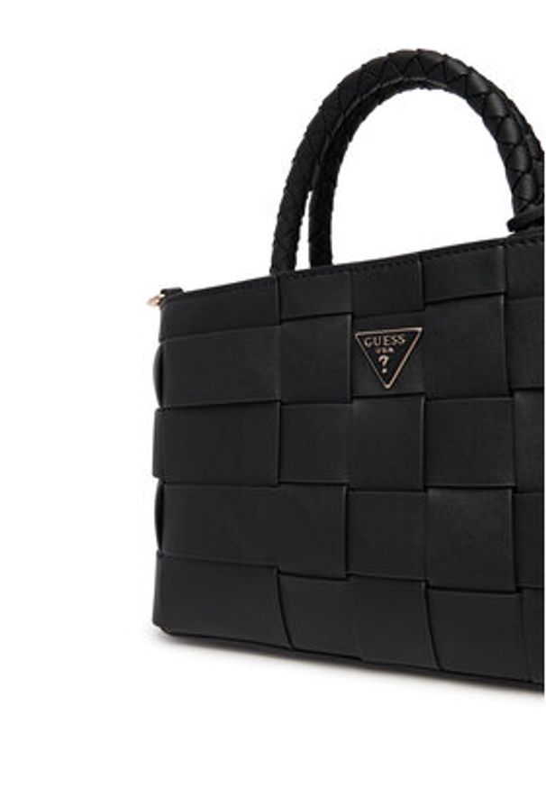 Guess Torebka Maylee HWWG96 61060 Czarny. Kolor: czarny. Materiał: skórzane