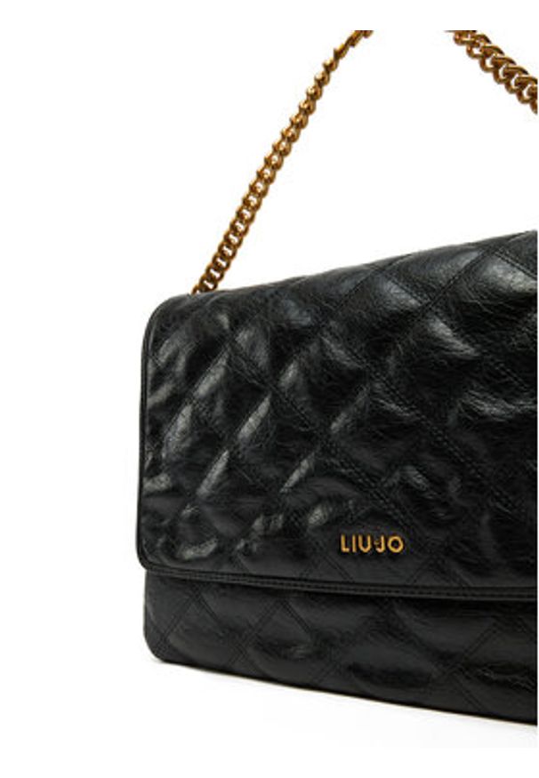 Liu Jo Torebka Ecs L Messenger AA5124 E0914 Czarny. Kolor: czarny. Materiał: skórzane