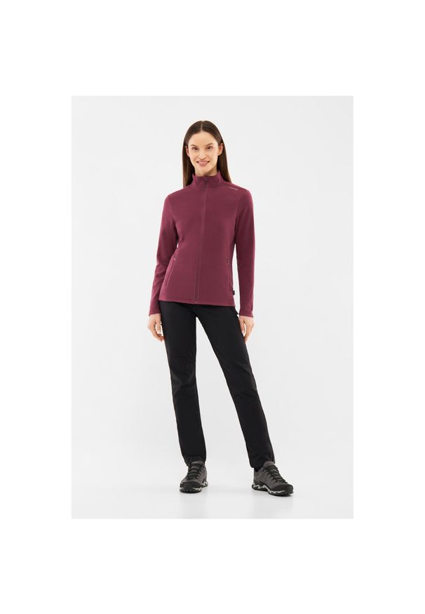Viking - Bluza damska VIKING Tesero Lady Polartec. Kolor: czerwony, wielokolorowy, brązowy. Styl: sportowy. Sport: turystyka piesza