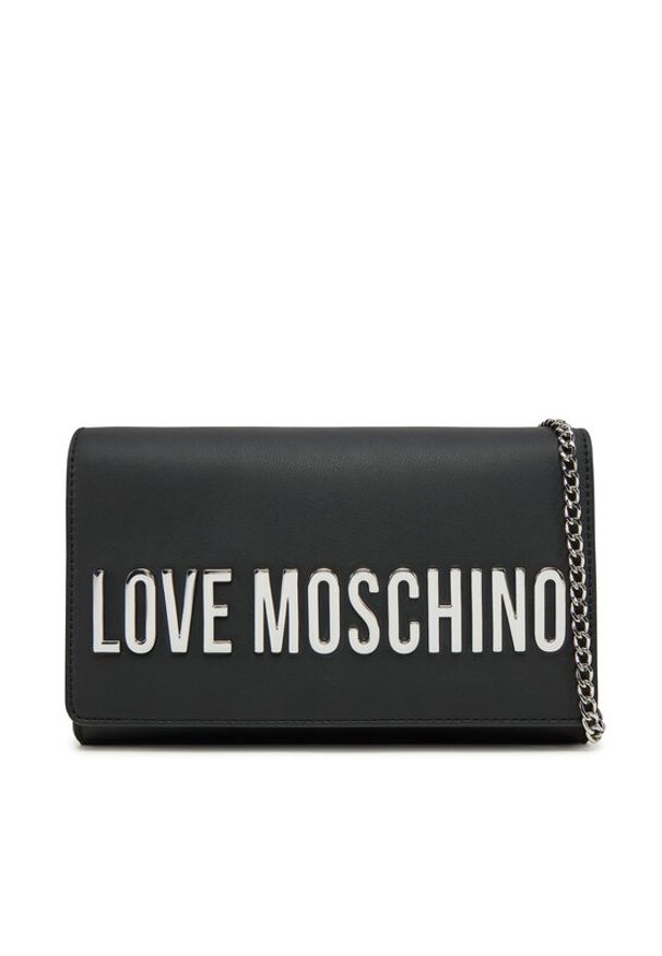 Love Moschino - LOVE MOSCHINO Torebka JC4103PP1MKD000B Czarny. Kolor: czarny. Materiał: skórzane