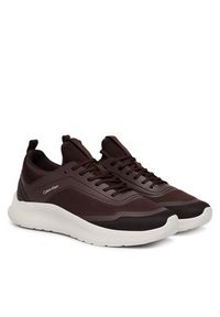 Calvin Klein Sneakersy Light Eva Run Lace Sock Mm HM0HM02164 Bordowy. Kolor: czerwony. Materiał: materiał. Sport: bieganie #5