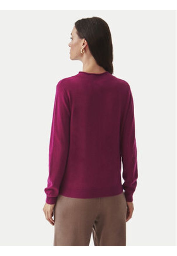 Tatuum Sweter Indi T2434.096B Różowy Regular Fit. Kolor: różowy. Materiał: wełna