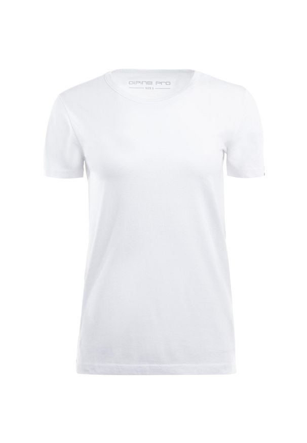 ALPINE PRO - Damska Koszulka T-Shirt Alpine Pro Hersa 2XL - Oddychająca i Wygodna. Kolor: zielony. Materiał: bawełna. Sport: turystyka piesza