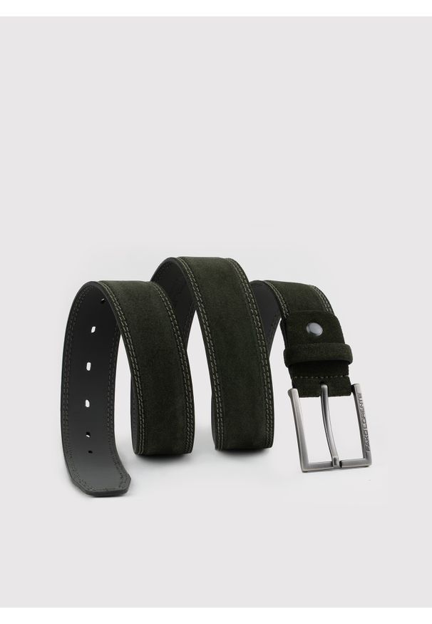 Pako Lorente - PAKO LORENTE – Pasek męski P22SF-PX-031-Z-0. Materiał: zamsz, skóra. Styl: casual, klasyczny