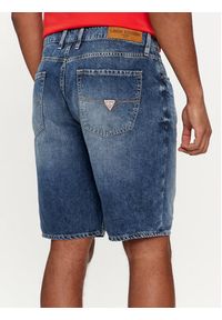 Guess Szorty jeansowe M4GD27 D5AY1 Granatowy Regular Fit. Kolor: niebieski. Materiał: bawełna #4