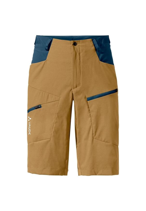 Spodenki trekkingowe męskie Vaude Tekoa Shorts III. Kolor: brązowy. Materiał: elastan, poliamid. Sport: turystyka piesza