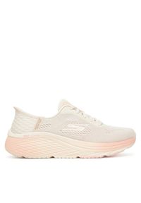 skechers - Skechers Buty do biegania Max Cushioning Elite 2.0 129626/NTPK Beżowy. Kolor: beżowy. Materiał: materiał