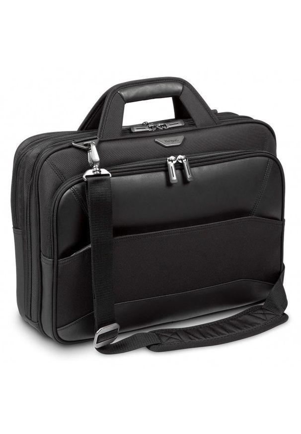 TARGUS - Targus Mobile VIP15.6" Large Topload czarna. Kolor: czarny. Materiał: materiał. Styl: klasyczny