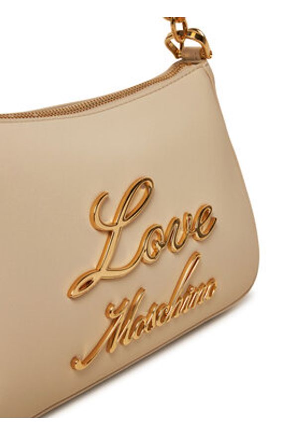 Love Moschino - LOVE MOSCHINO Torebka JC4313PP0LKK0110 Beżowy. Kolor: beżowy. Materiał: skórzane