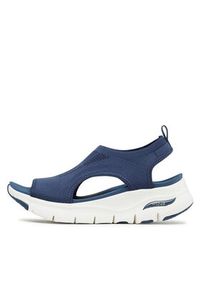 skechers - Skechers Sandały City Catch 119236/NVY Granatowy. Kolor: niebieski. Materiał: materiał #3