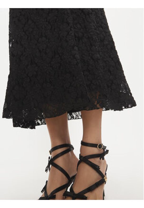 ROTATE Spódnica ołówkowa Blakli 113070100 Czarny Slim Fit. Kolor: czarny. Materiał: bawełna