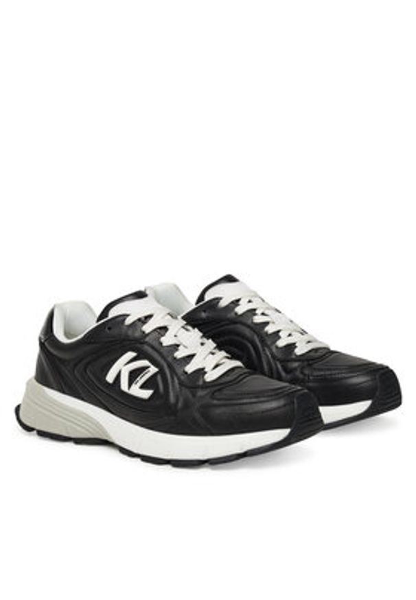 Karl Lagerfeld - KARL LAGERFELD Sneakersy Orion KL55524 Czarny. Kolor: czarny. Materiał: skóra