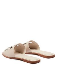 DKNY Klapki Jalila K1412783 Écru. Materiał: skóra #5