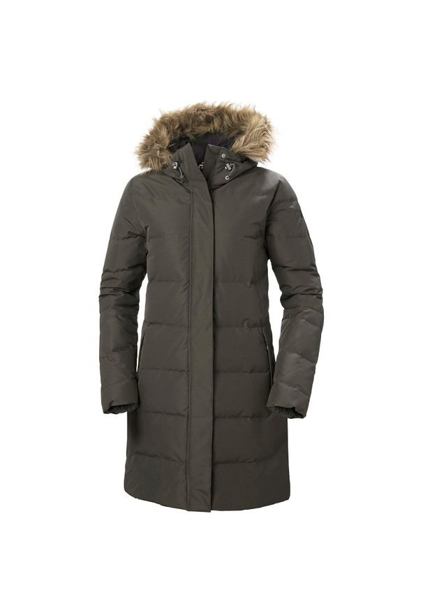 Parka damska Helly Hansen Aden Down. Kolor: biały, niebieski, wielokolorowy, zielony. Sezon: zima