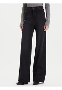 ViCOLO Jeansy DF5089 Szary Wide Leg. Kolor: szary
