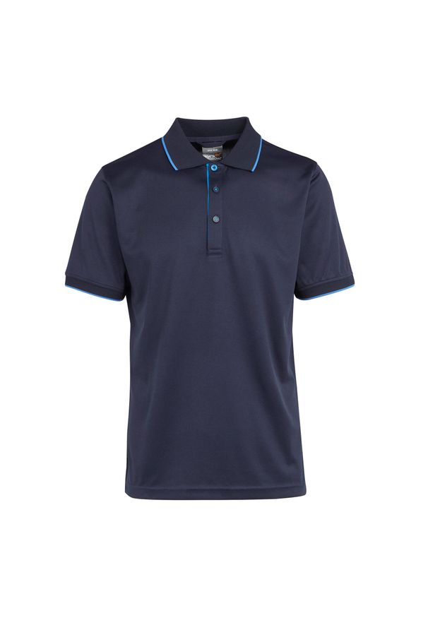 Regatta - Koszulka Polo Męska Z Krótkim Rękawem. Typ kołnierza: polo. Kolor: niebieski, wielokolorowy, pomarańczowy. Długość rękawa: krótki rękaw. Długość: krótkie