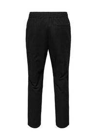 Only & Sons Spodnie materiałowe 22024966 Czarny Tapered Fit. Kolor: czarny. Materiał: bawełna