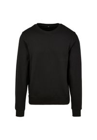 BUILD YOUR BRAND - Bluza Unisex Premium Crew Neck Dla Dorosłych. Kolor: czarny