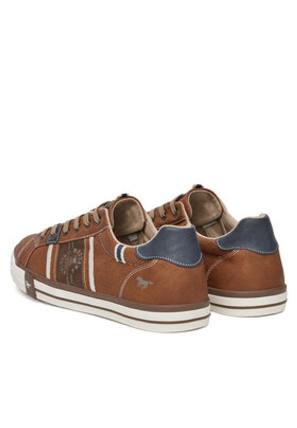 Mustang Sneakersy 4072-317 Brązowy. Kolor: brązowy. Materiał: skóra