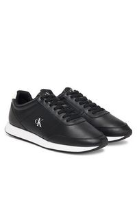 Calvin Klein Sneakersy Retro Runner Ess Lth YM0YM01355 Czarny. Kolor: czarny. Materiał: skóra #6