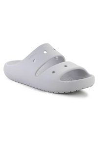 Klapki unisex Crocs Classic Sandal V2. Kolor: szary. Materiał: syntetyk, materiał