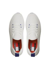 Tommy Jeans Sneakersy TjmKnitted Runner EM0EM01225 Écru. Materiał: materiał
