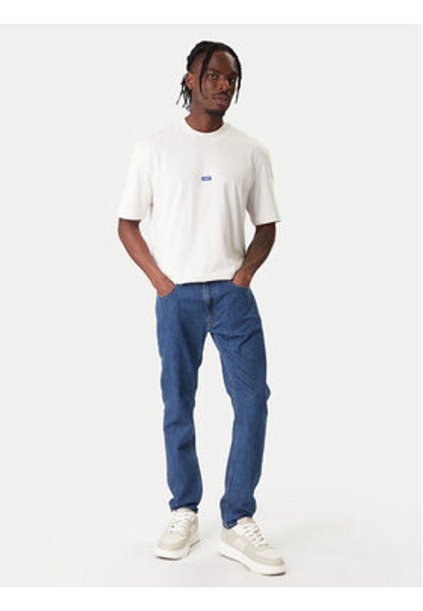 Hugo - HUGO Jeansy Zane 50551886 Granatowy Skinny Fit. Kolor: niebieski