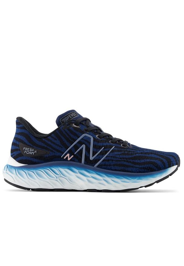 Buty New Balance Fresh Foam Evoz v3 WEVOZGN3 - granatowe. Okazja: na co dzień. Kolor: niebieski. Materiał: guma, materiał, syntetyk. Szerokość cholewki: normalna. Sport: bieganie, fitness