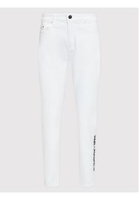 Karl Lagerfeld - KARL LAGERFELD Jeansy 221W1101 Biały Regular Fit. Kolor: biały #3