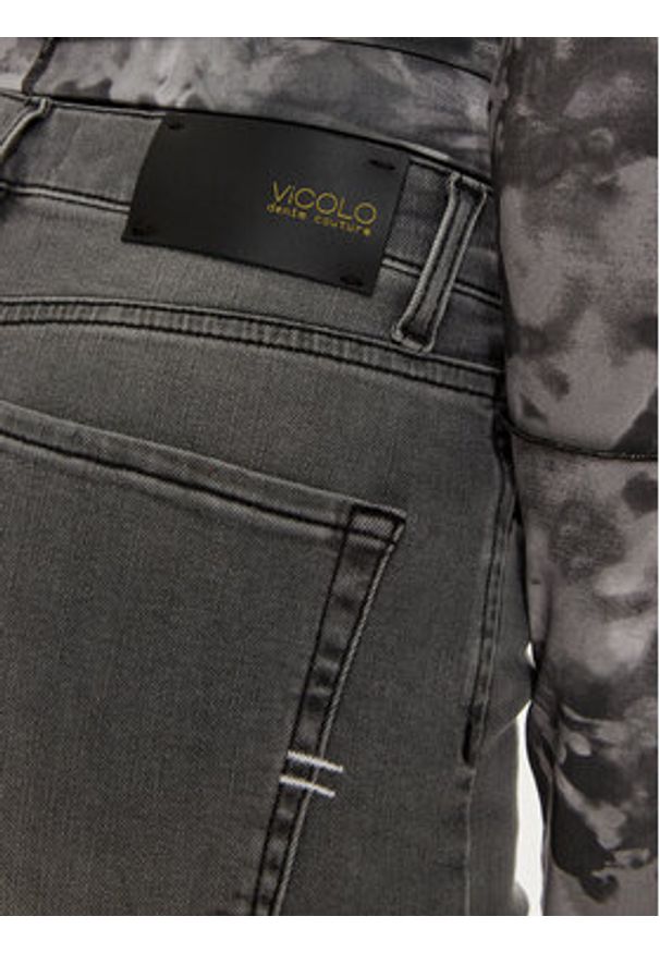 ViCOLO Jeansy DS0046 Szary Regular Fit. Kolor: szary