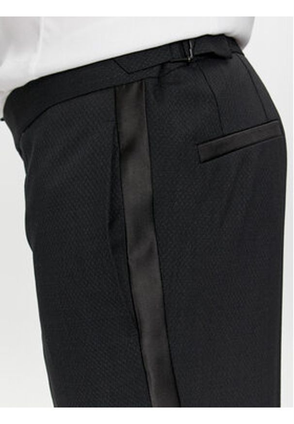 Hugo Garnitur Henry/Getlin241E1 50507120 Czarny Slim Fit. Kolor: czarny. Materiał: syntetyk