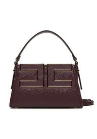 Elisabetta Franchi Torebka BS-36A-56E2-V360 Bordowy. Kolor: czerwony. Materiał: skórzane
