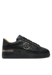 Philipp Plein - PHILIPP PLEIN Sneakersy AADS USC0665 PLE010N Czarny. Kolor: czarny. Materiał: skóra