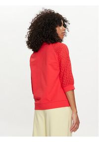 Olsen Bluzka 11201578 Czerwony Regular Fit. Kolor: czerwony. Materiał: bawełna #2