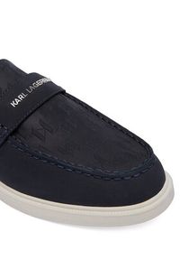 Karl Lagerfeld - KARL LAGERFELD Półbuty KL21413 Granatowy. Kolor: niebieski. Materiał: skóra, nubuk #3