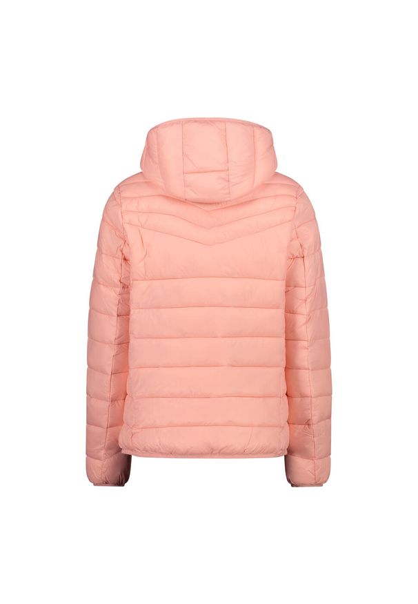 Kurtka Damska Zimowa CMP 32K3016 OCIEPLANA Różowa. Kolor: wielokolorowy, żółty, pomarańczowy. Materiał: puch. Sezon: zima. Sport: turystyka piesza