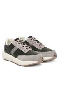 Calvin Klein Sneakersy City Runner Laceup Tape Lth HM0HM02033 Czarny. Kolor: czarny. Materiał: skóra, zamsz #3