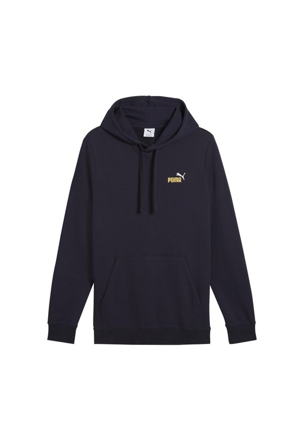 Bluza męska Puma Ess 2 Color Small No.1 Logo Hoodie TR. Kolor: niebieski. Materiał: dresówka