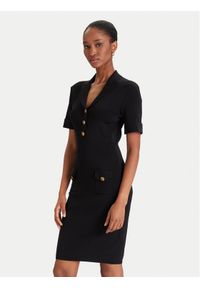 Guess Sukienka dzianinowa W5YK29 Z0130 Czarny Slim Fit. Kolor: czarny. Materiał: syntetyk, wiskoza #1