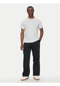 Champion T-Shirt 220761 Szary Loose Fit. Kolor: szary. Materiał: bawełna #4