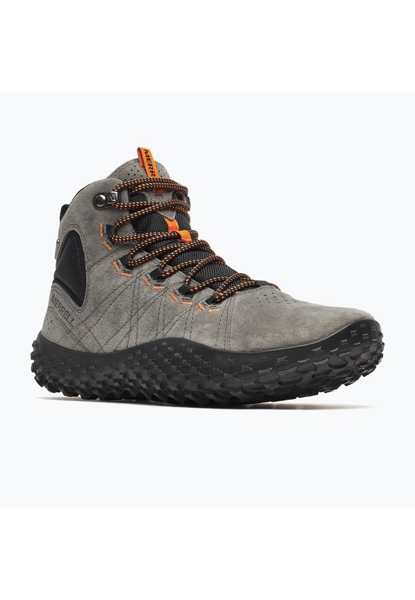 Buty barefoot męskie Merrell Wrapt Mid WP. Kolor: szary