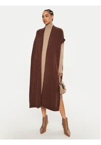 Dixie Kardigan M277K007A Brązowy Relaxed Fit. Kolor: brązowy. Materiał: syntetyk #4