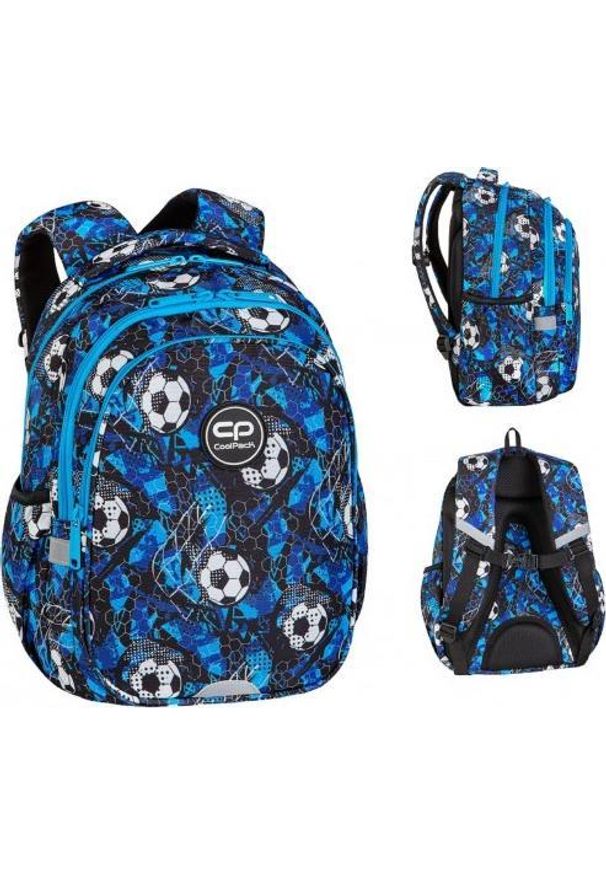 Coolpack Plecak Młodzieżowy Coolpack Jerry Soccer piłka. Styl: młodzieżowy