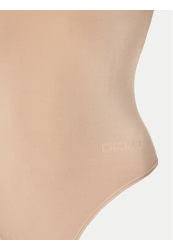 DKNY Body DK4029 Beżowy Slim Fit. Kolor: beżowy. Materiał: syntetyk