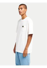 RVCA T-Shirt Americana Pocket EVYZT00127 Biały Relaxed Fit. Kolor: biały. Materiał: bawełna #5