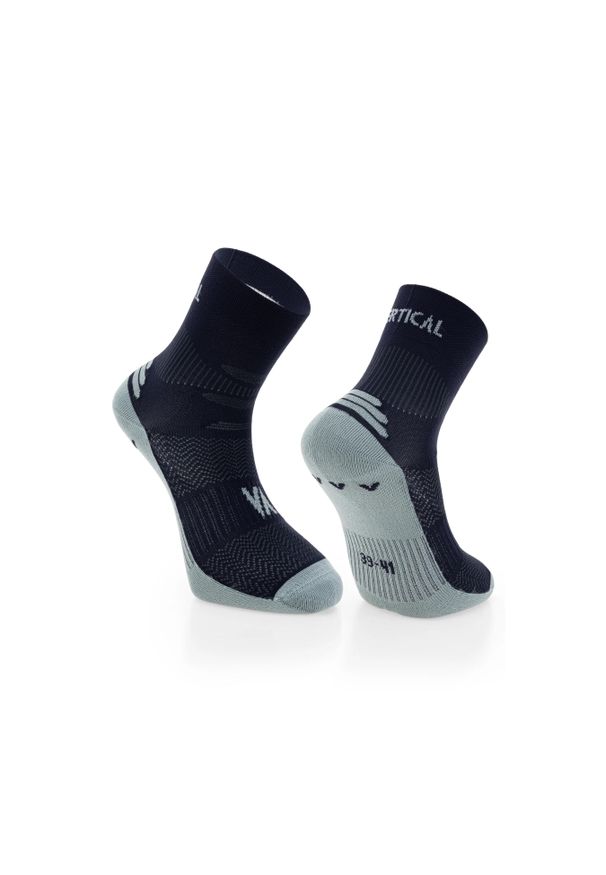 VERTICAL - Skarpety podwójne średnie Vertical. Kolor: niebieski