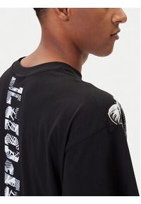 Plein Sport T-Shirt FAEC MTK8360 STE001N Czarny Loose Fit. Kolor: czarny. Materiał: bawełna. Styl: sportowy #3