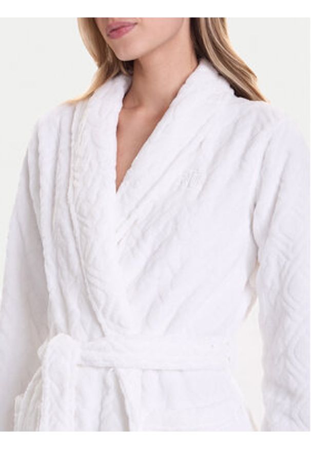 Lauren Ralph Lauren - LAUREN RALPH LAUREN Szlafrok ILN52455F Biały. Kolor: biały. Materiał: syntetyk